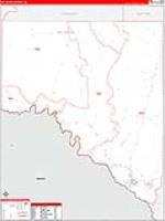 Val Verde, Tx Carrier Route Wall Map